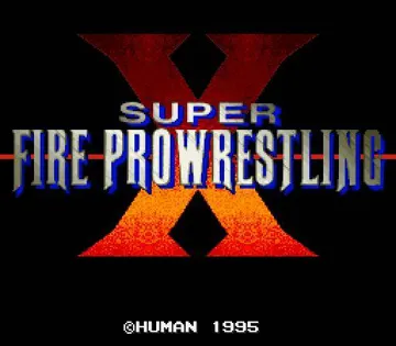 Super Fire Pro Wrestling X (Japan) screen shot title